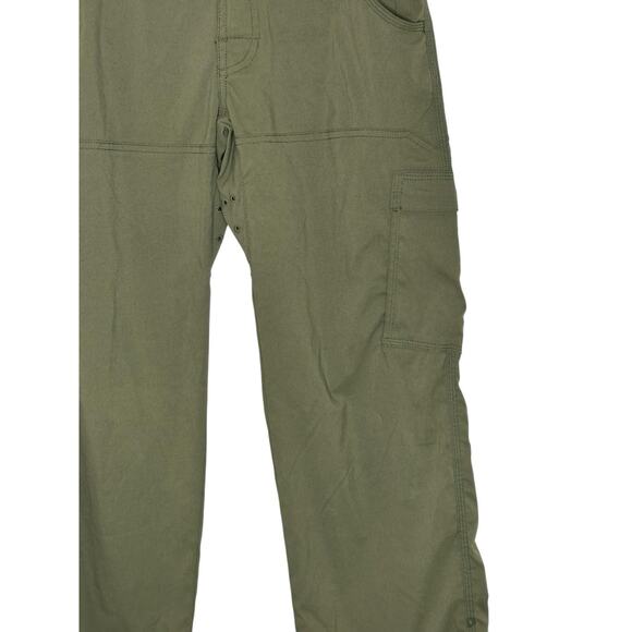 Prana Mens Stretch Zion Pant 28X32 Cargo Pocket Outdoor Hiking Camping Green - Picture 3 of 14